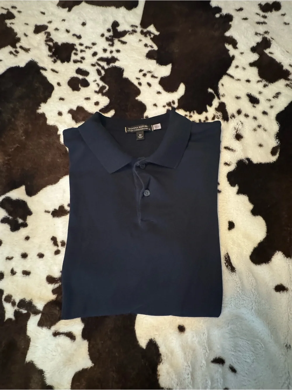 Banana Republic Men's Dark Navy Polo